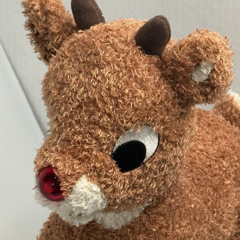 Build A Bear Rudolph Red Nosed Reindeer Plush 2014 EUC - Picture 6 of 15